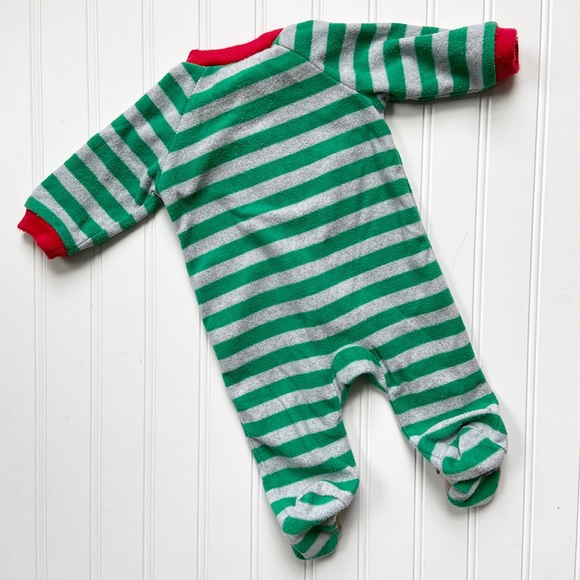 •Carter’s• reindeer fleece footed onesie - Picture 5 of 5